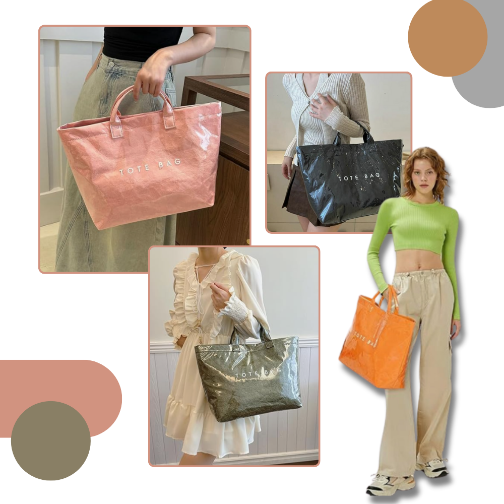 Grand sac fourre-tout imperméable classique