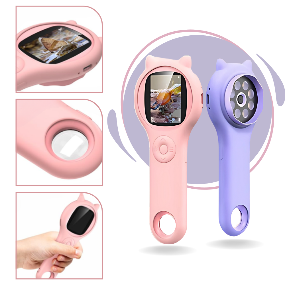 Microscope portable à visibilité optimale