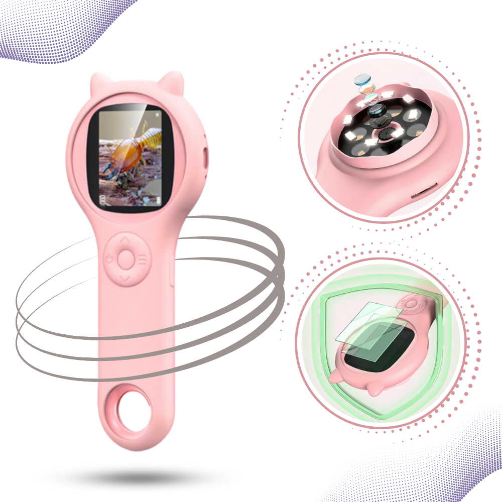 Microscope portable à visibilité optimale