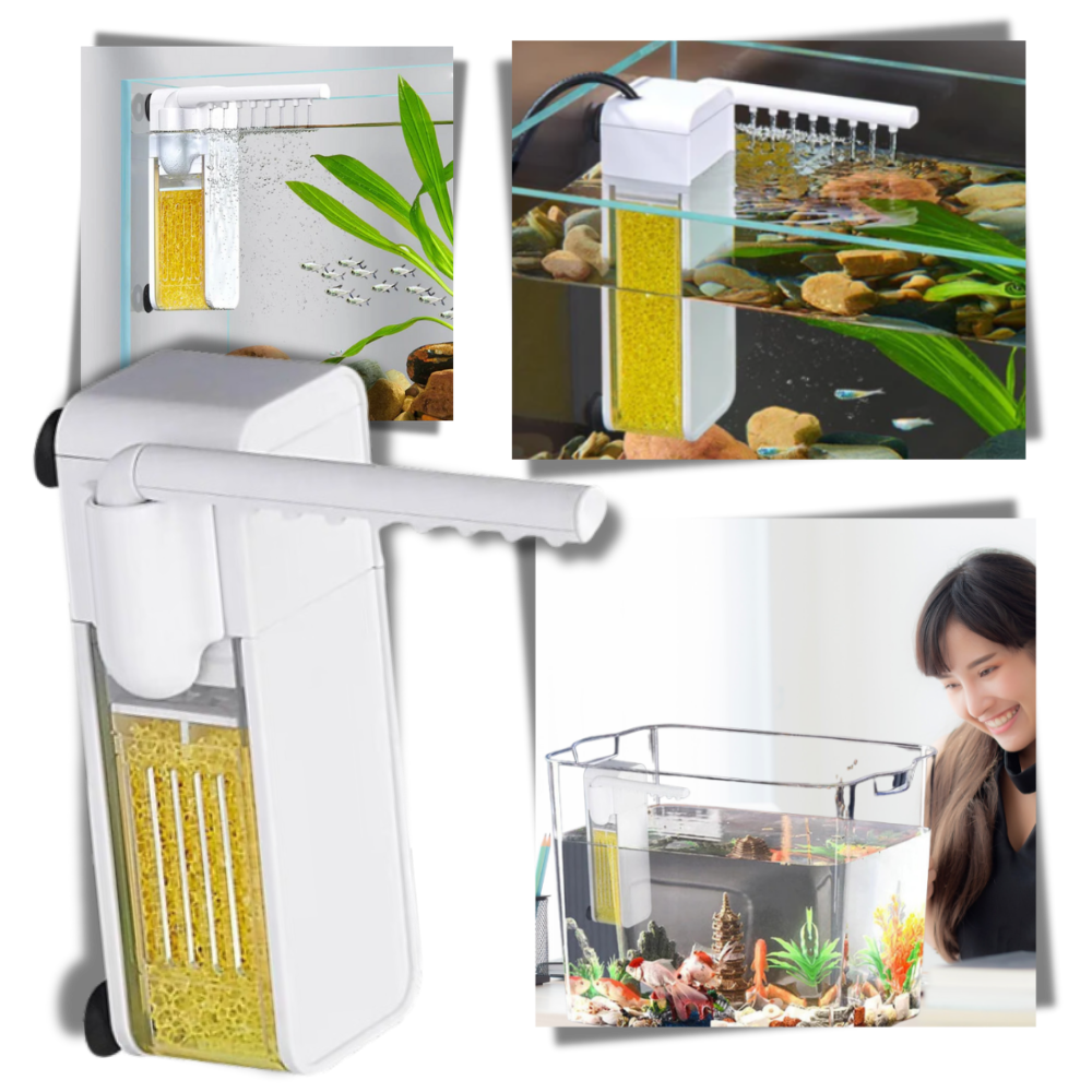 Pompe à filtre pour aquarium anti-colmatage