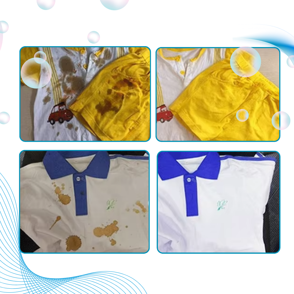 Solution de nettoyage à l'eau de Javel pour la protection des couleurs