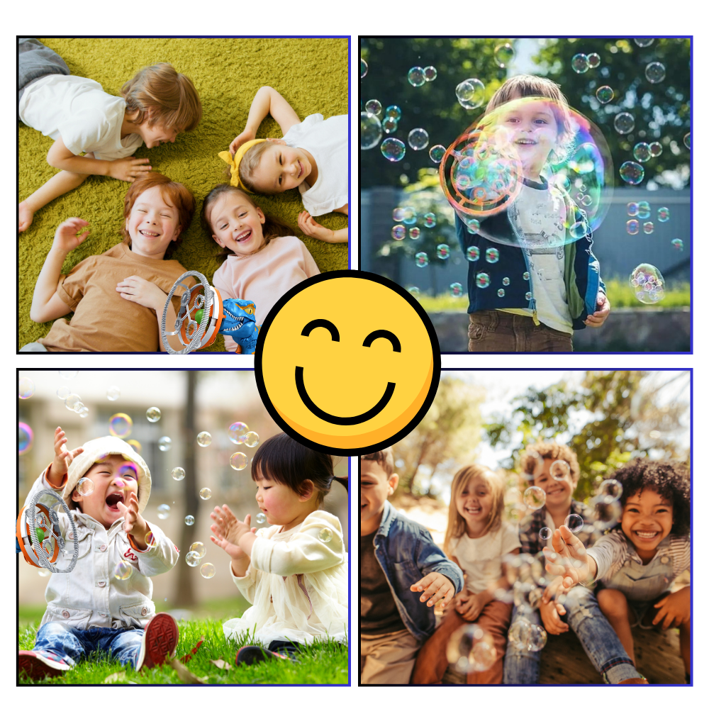 Machine à bulles colorées en forme de dinosaure