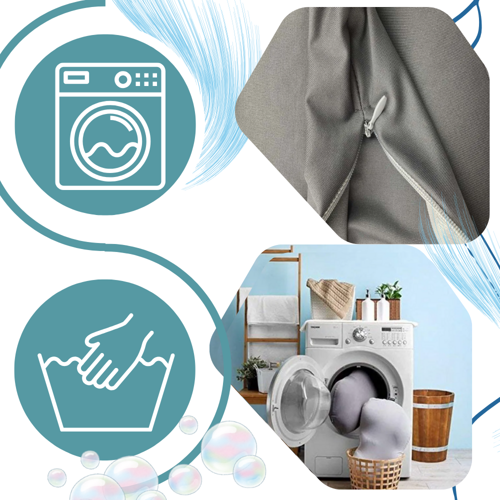 Oreiller en forme de nuage rafraîchissant à microbilles