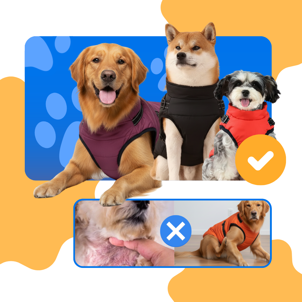 Veste d'hiver confortable pour chien