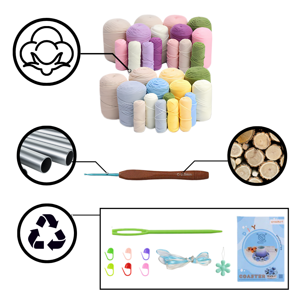 Sous-verres créatifs DIY