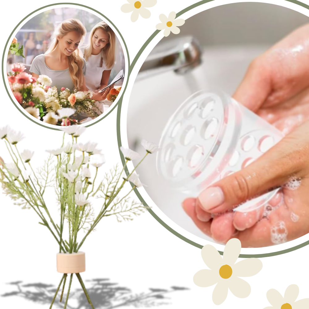 Support créatif pour compositions florales