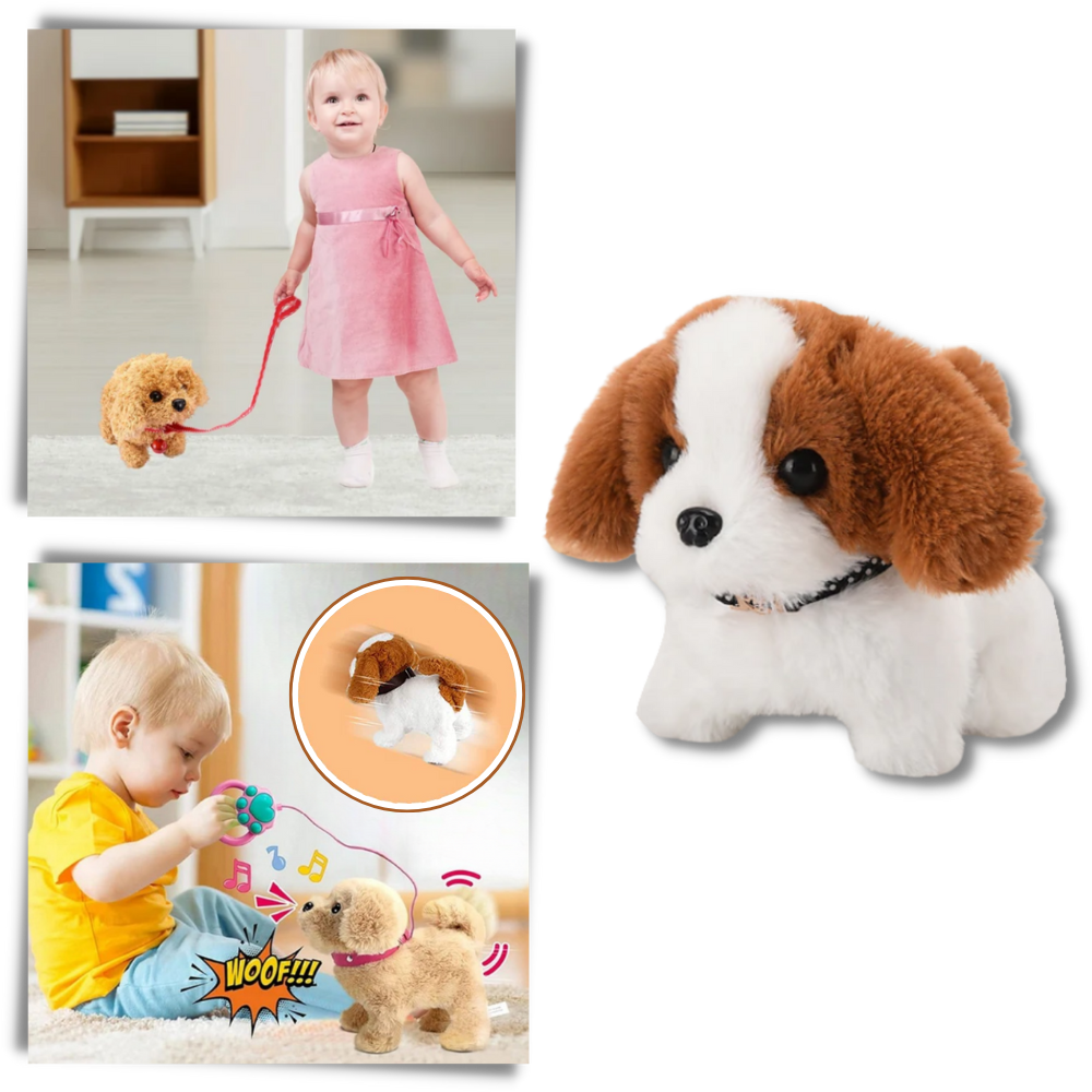 Jouet interactif chiot câlin