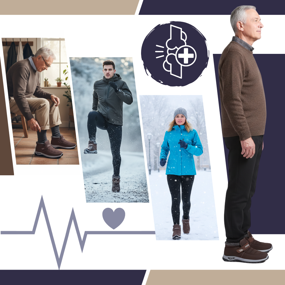 Bottines d'hiver rembourrées à isolation thermique