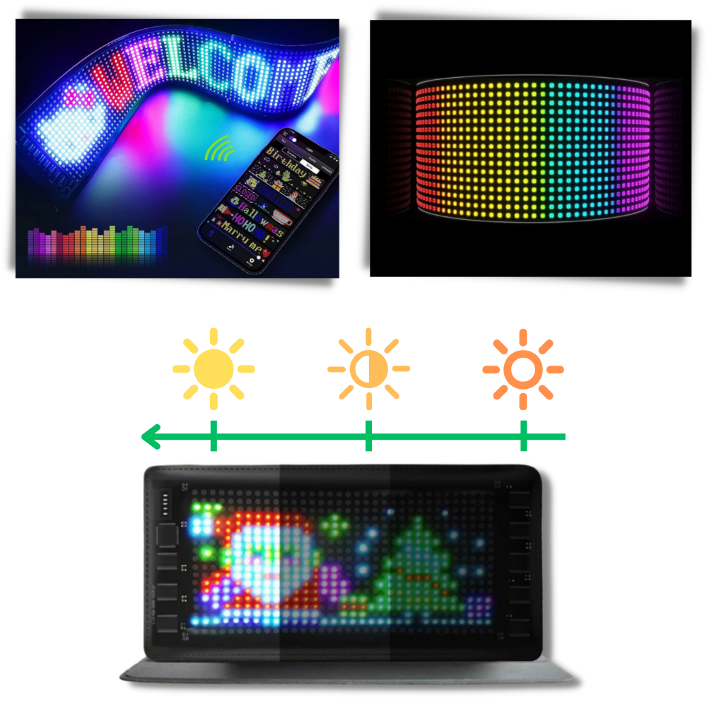 Panneau LED personnalisable et flexible