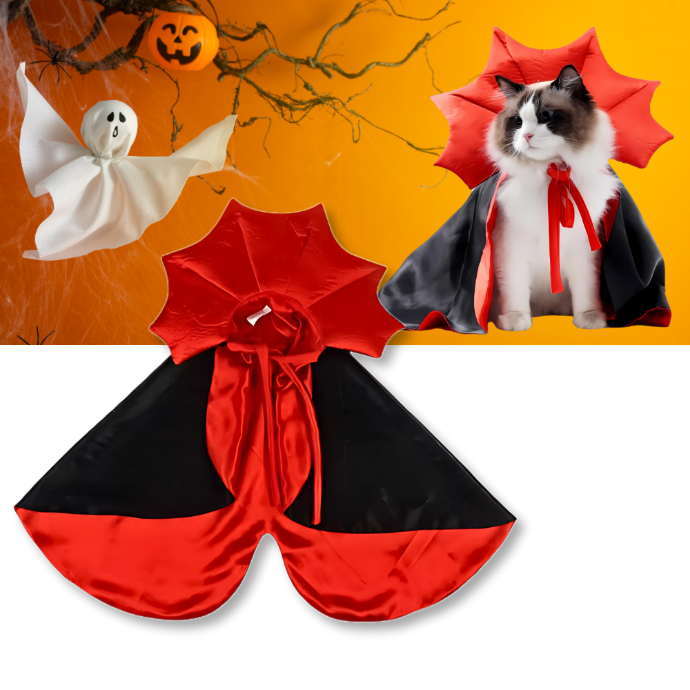 Costume d'Halloween Dracula pour animaux de compagnie