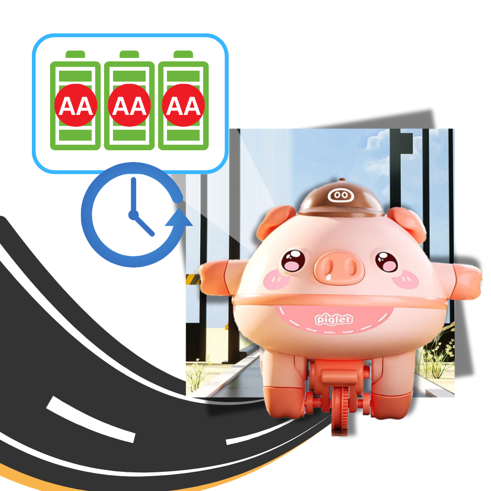 Jouet cochon équilibriste mignon