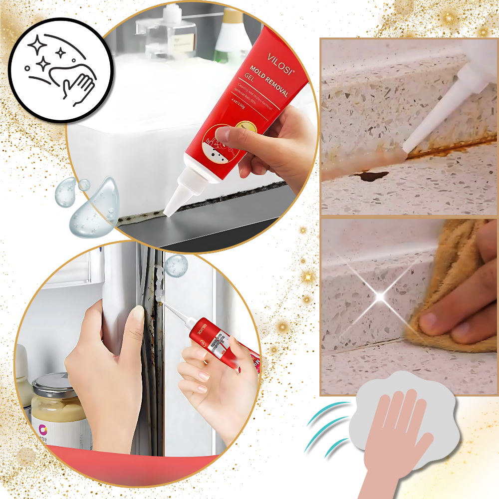 Gel détachant anti-moisissure