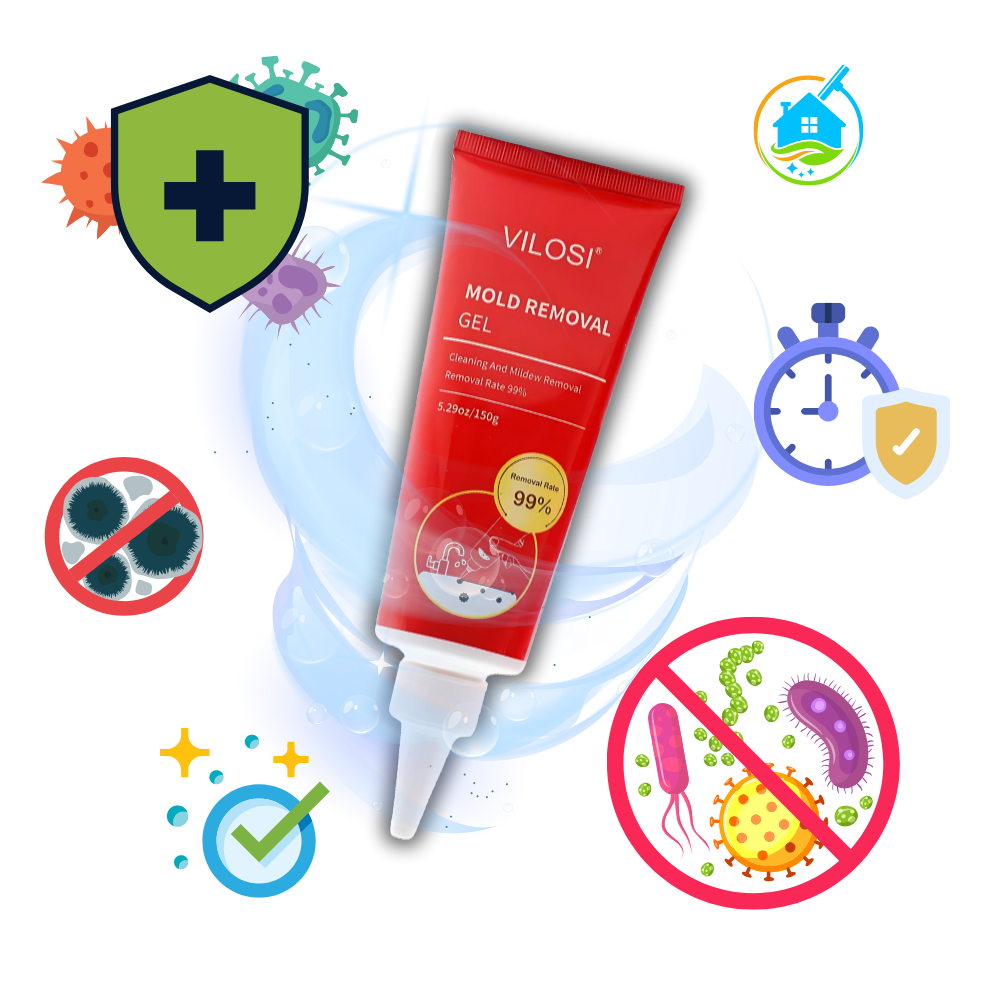 Gel détachant anti-moisissure