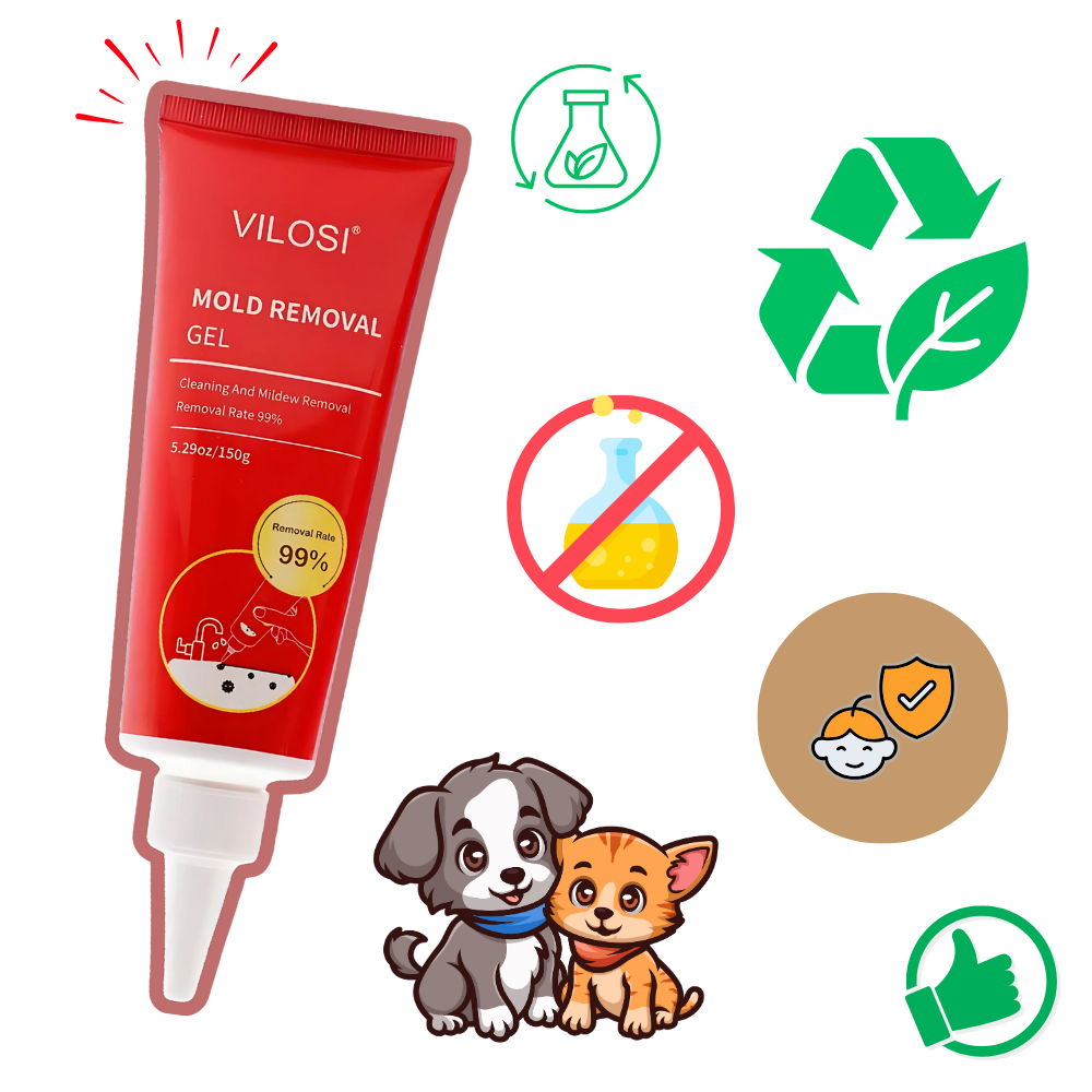 Gel détachant anti-moisissure
