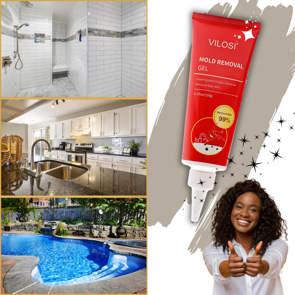 Gel détachant anti-moisissure