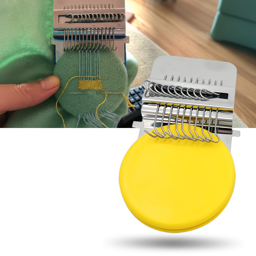 Mini métier à raccommoder tissu DIY