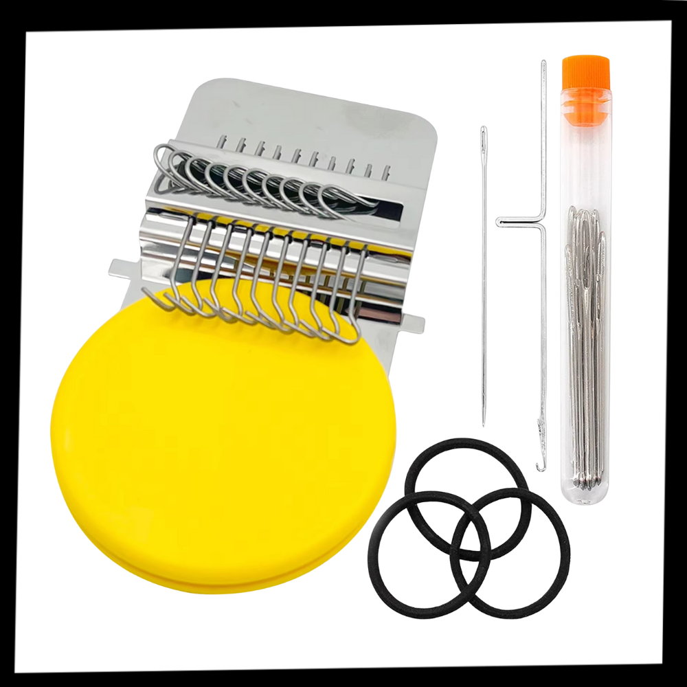 Mini métier à raccommoder tissu DIY