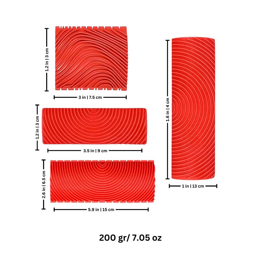 Outil de peinture imitation grain de bois