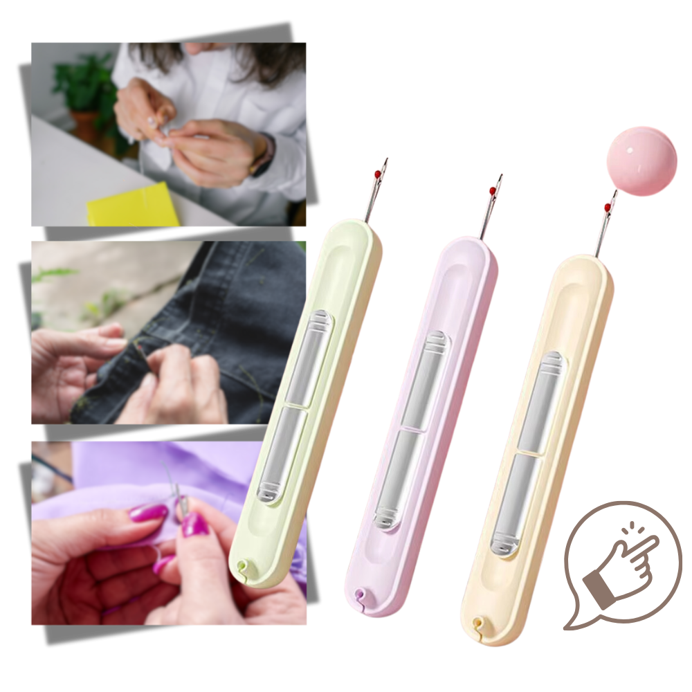 Enfile-aiguille 2-en-1