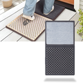 Tapis désinfectant à double zone de nettoyage