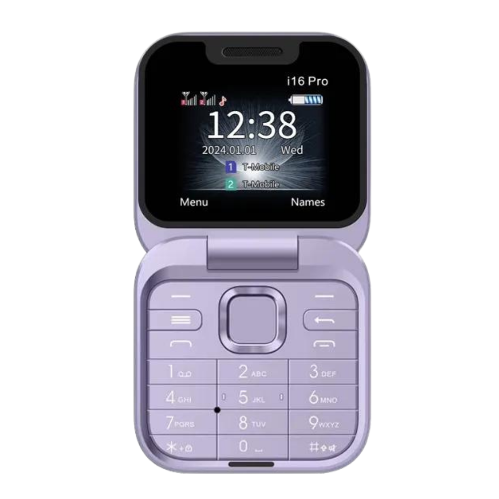 Téléphone portable pliable Dual Sim