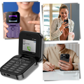 Téléphone portable pliable Dual Sim
