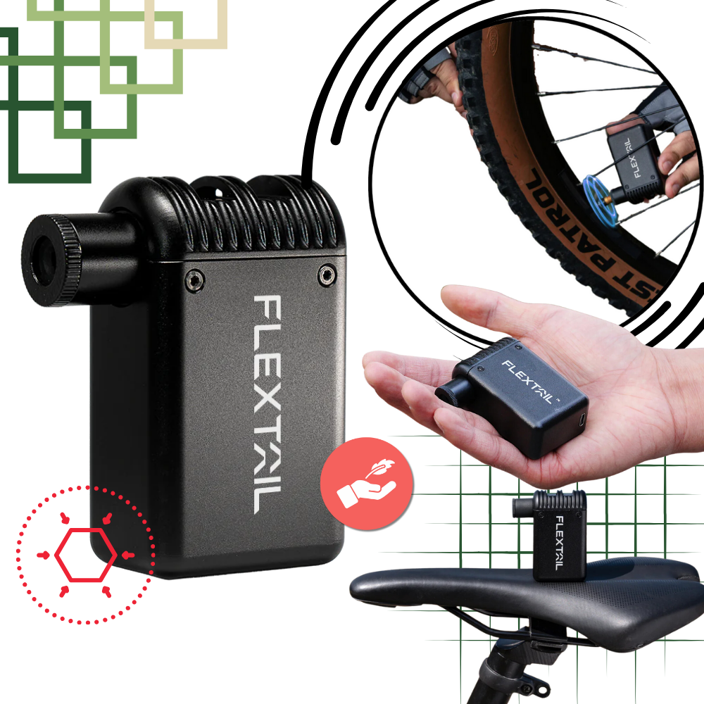 Pompe à vélo à double valve