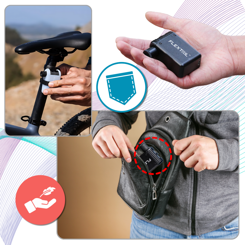 Pompe à vélo à double valve