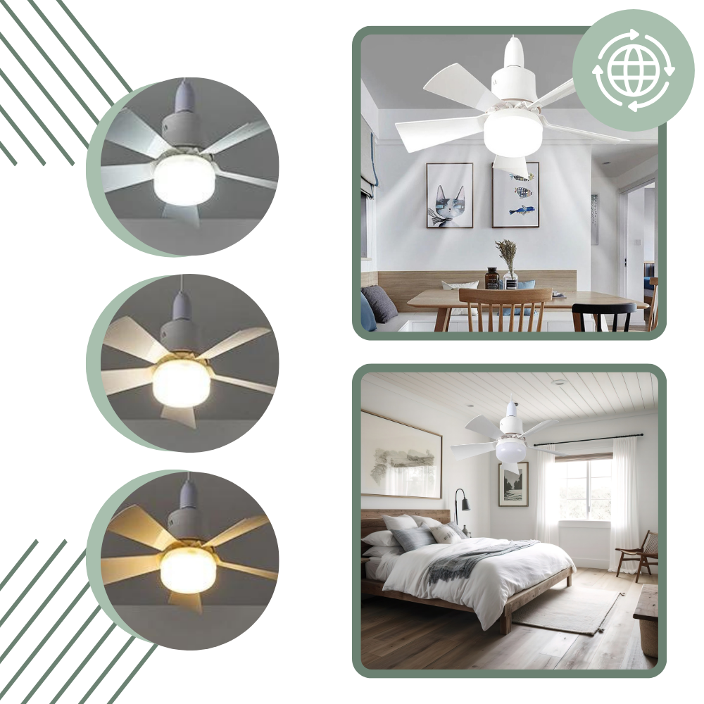 Ventilateur de plafond avec lampe