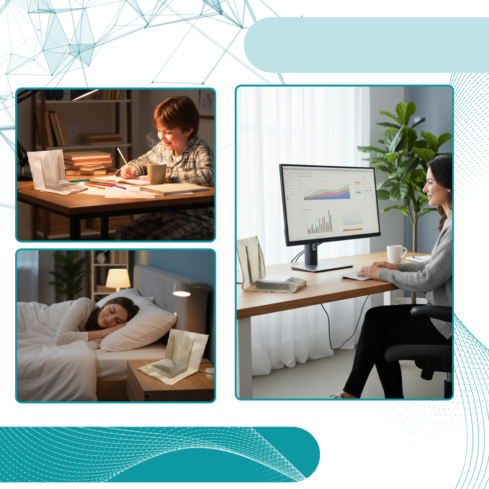 Housse de protection contre les champs électromagnétiques et les radiofréquences (EMF & RF)