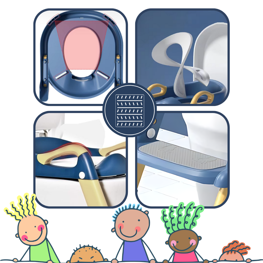 Pot d'apprentissage pour enfant antidérapant et facile à grimper