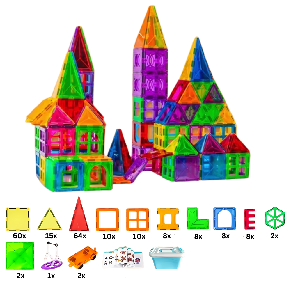 Blocs de construction magnétiques éducatifs