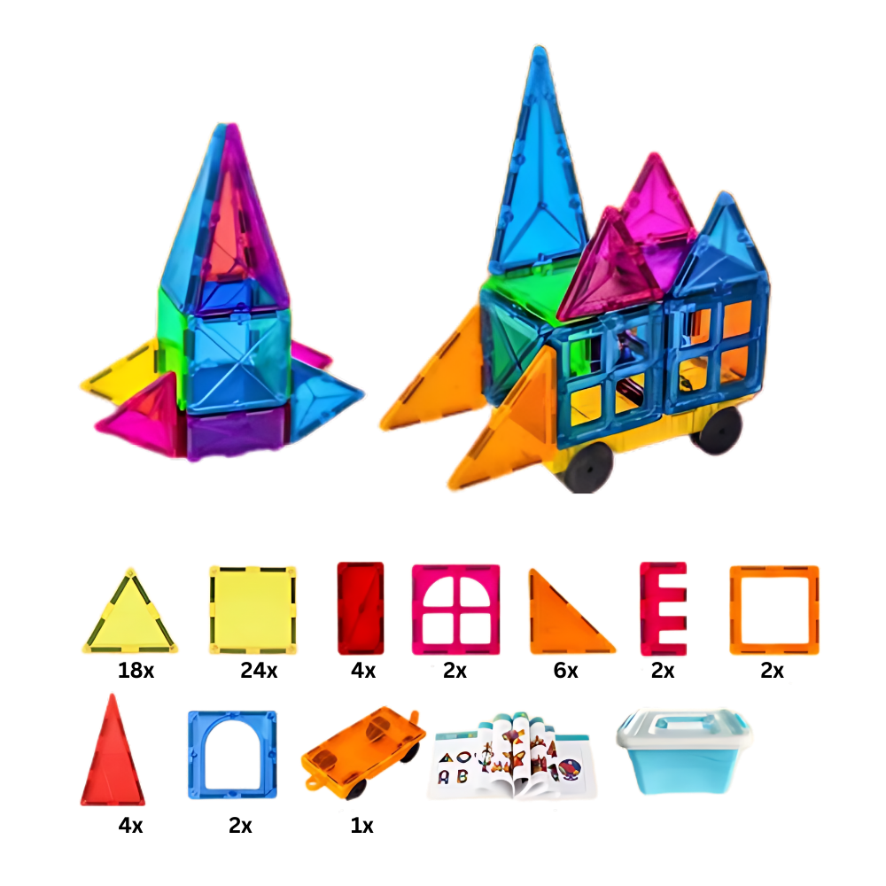 Blocs de construction magnétiques éducatifs