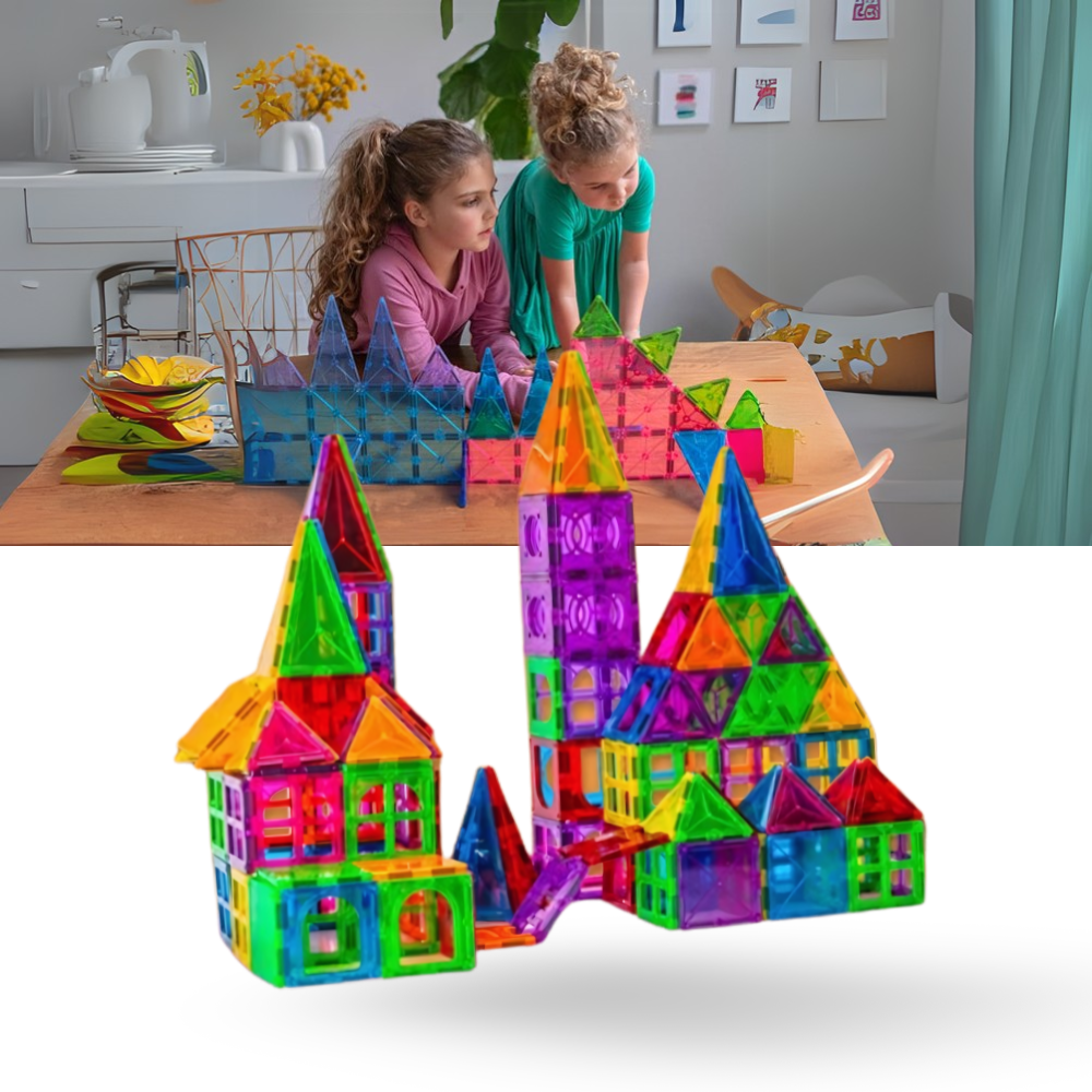 Blocs de construction magnétiques éducatifs