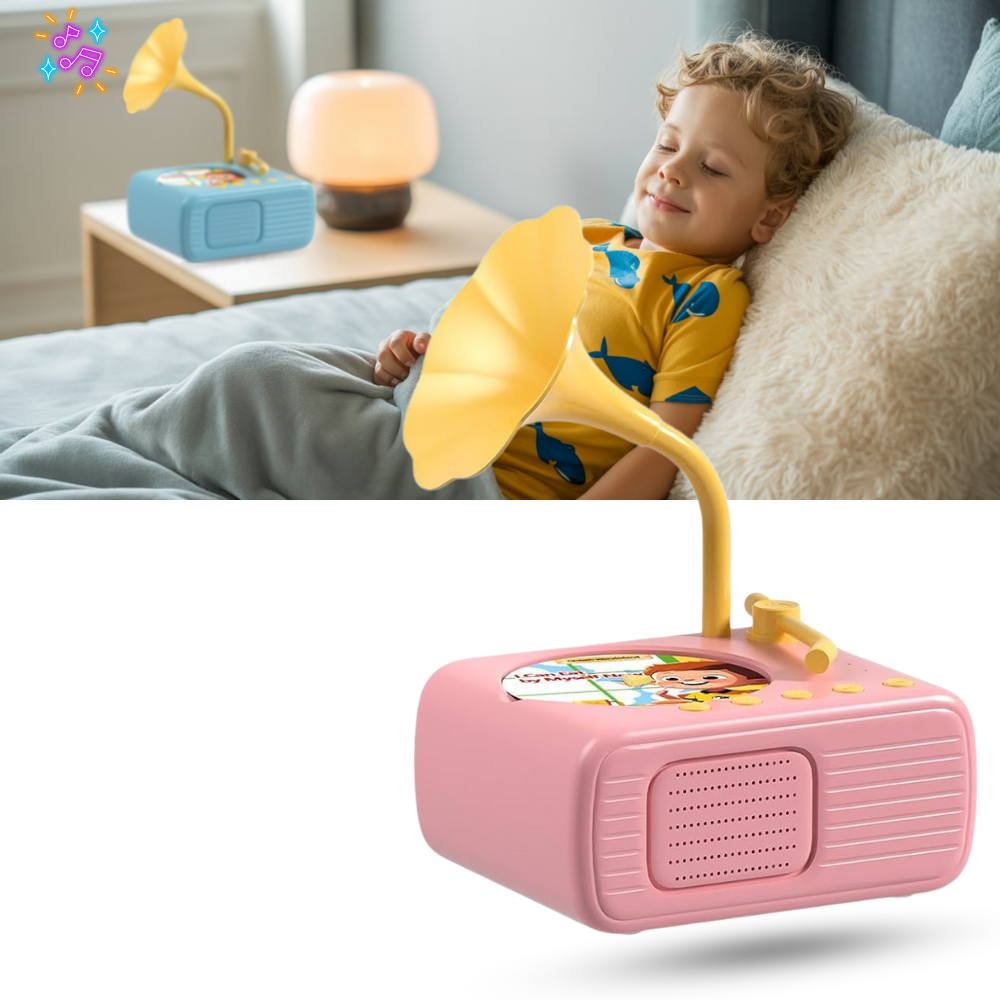 Jouet éducatif gramophone rétro