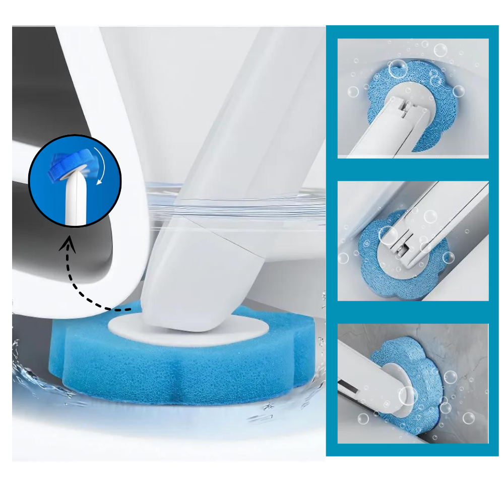 Brosse de toilette jetable pour un nettoyage efficace