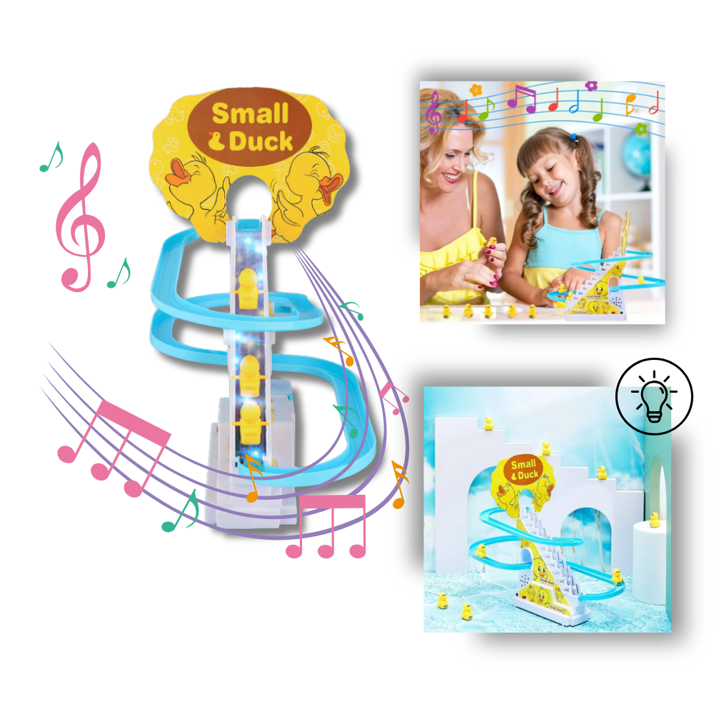 Piste de course de canards interactive