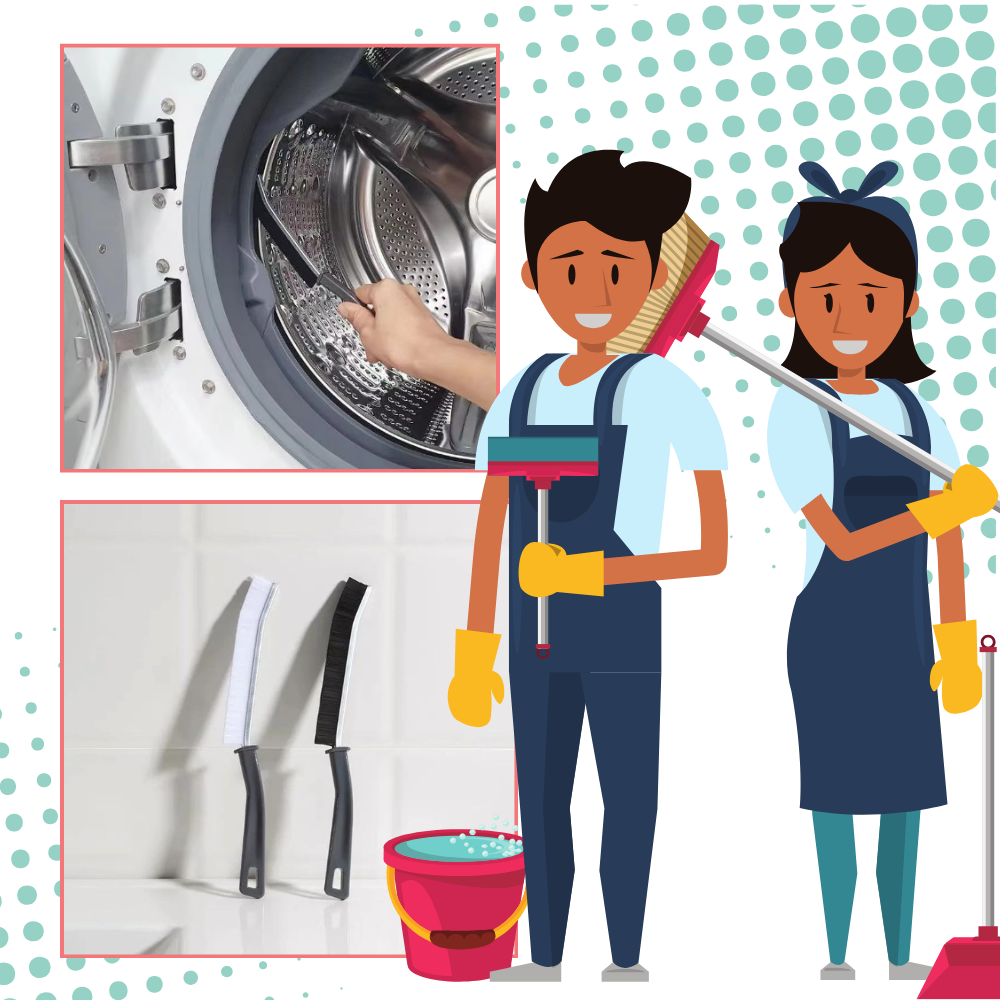 Brosse à coulis souple et ergonomique