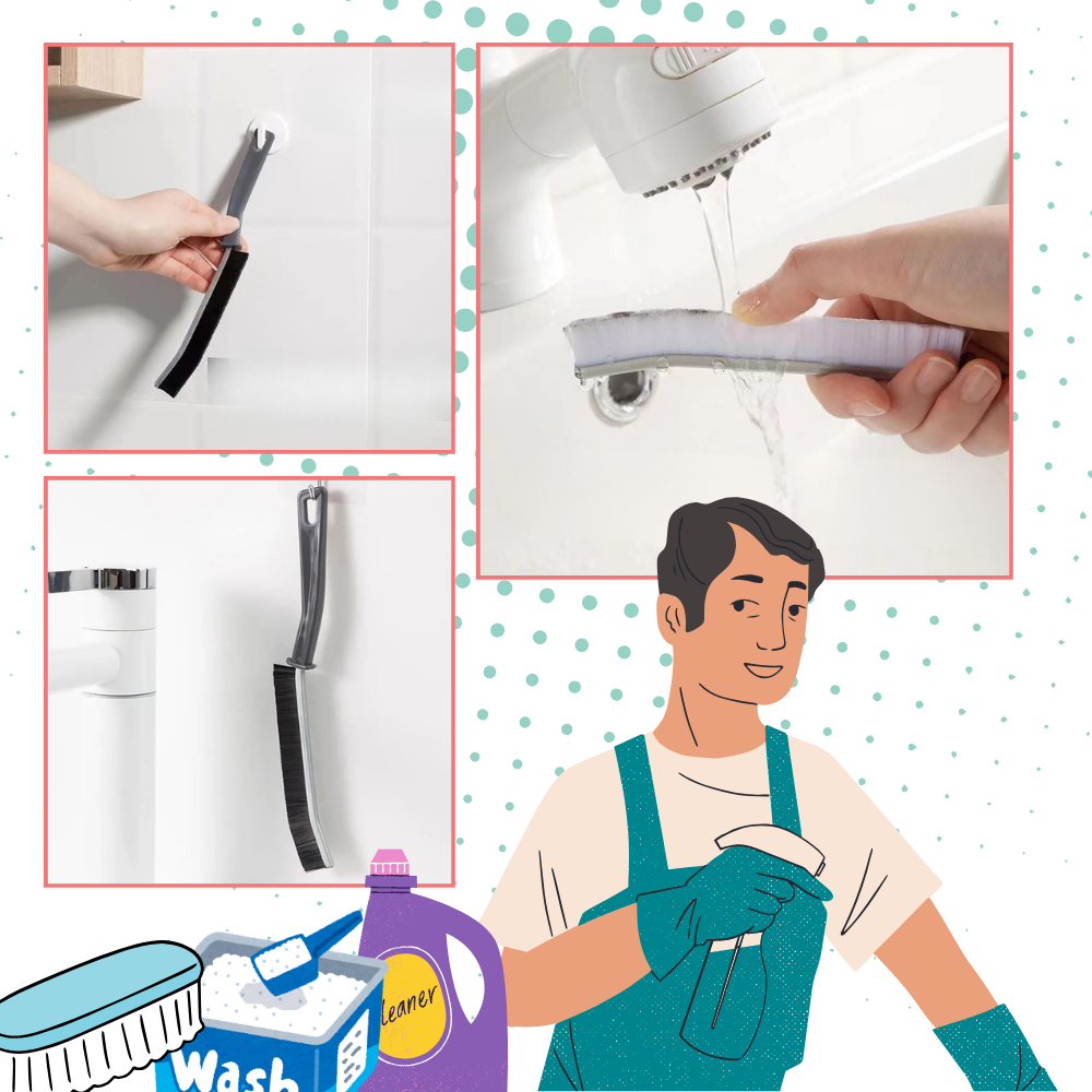 Brosse à coulis souple et ergonomique