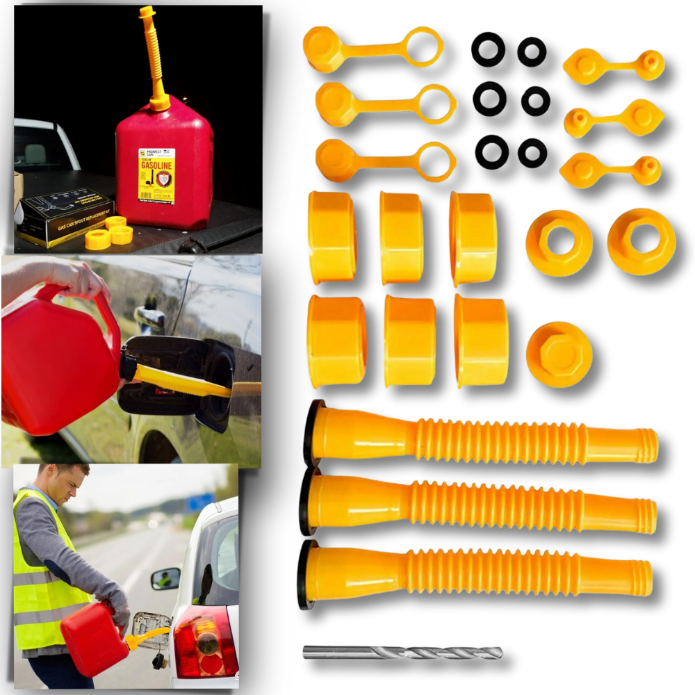 Bec verseur flexible pour bidon d'essence