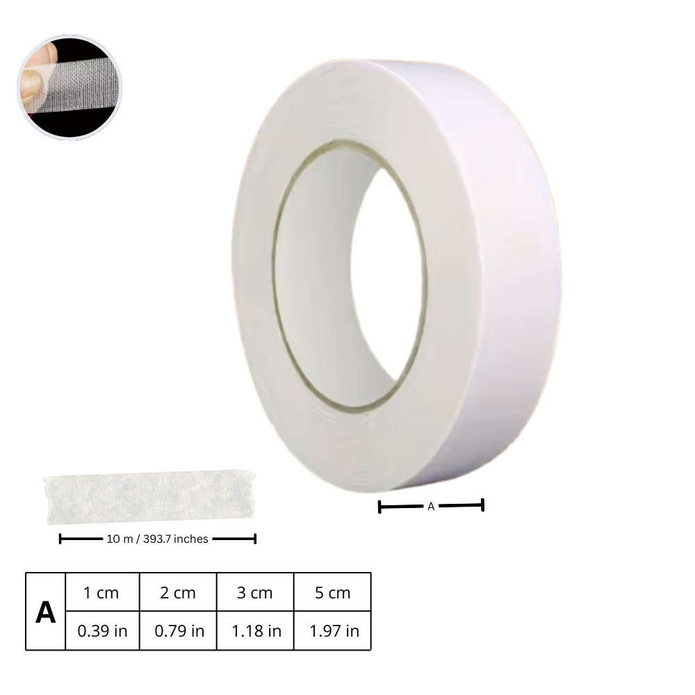 Ruban double face hautement adhésif pour tissus