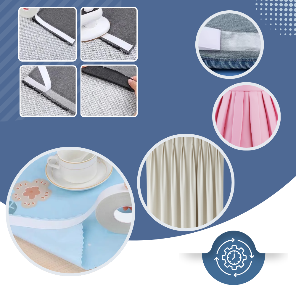 Ruban double face hautement adhésif pour tissus