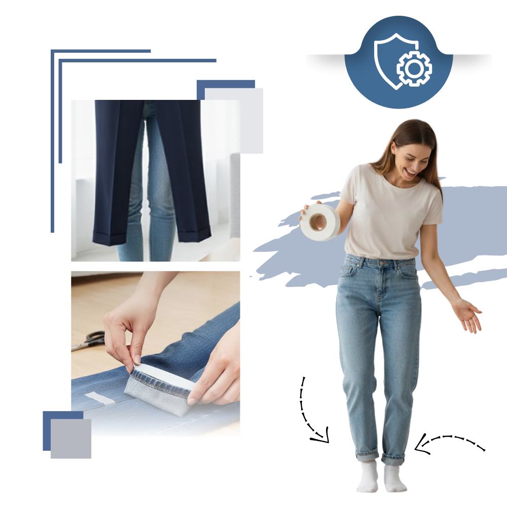 Ruban double face hautement adhésif pour tissus