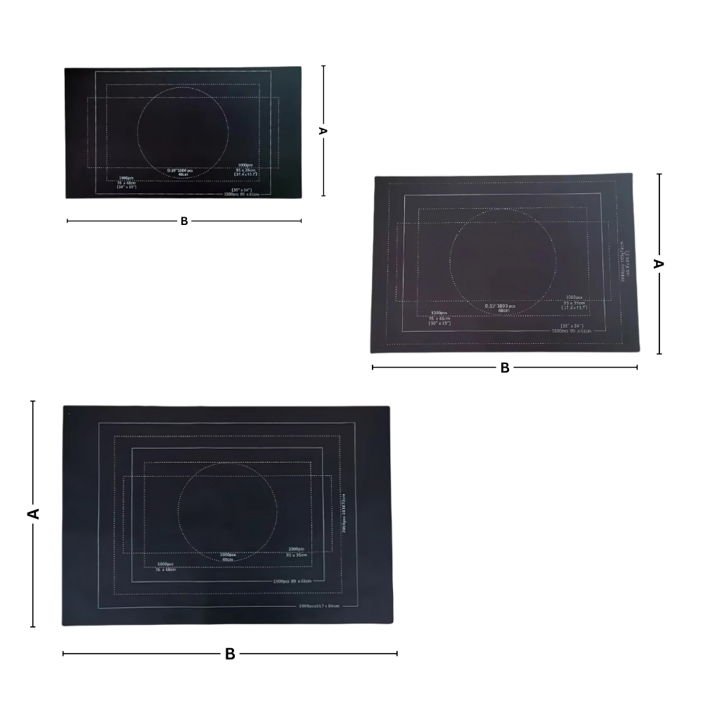 Tapis de puzzle en feutre à enrouler