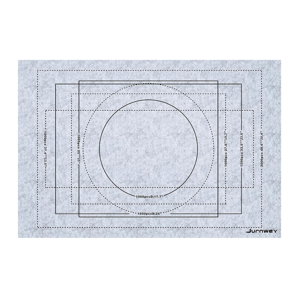 Tapis de puzzle en feutre à enrouler