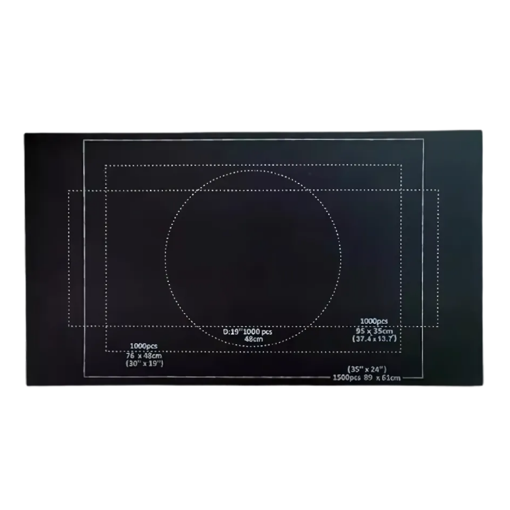 Tapis de puzzle en feutre à enrouler