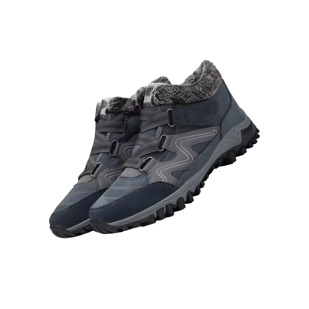 Bottines d'hiver chaudes doublées en polaire