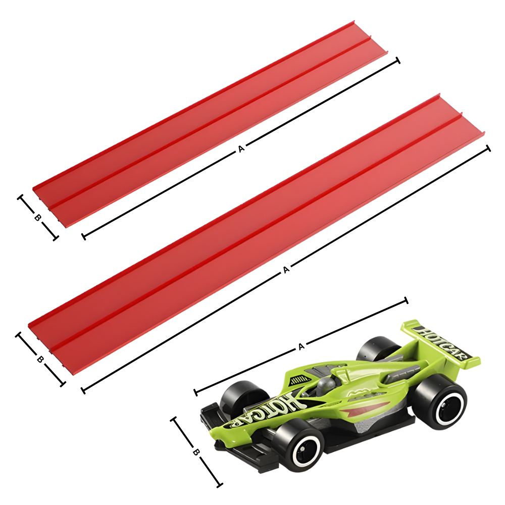 Circuit de course flexible à 2 voies jeu de voiture enfant