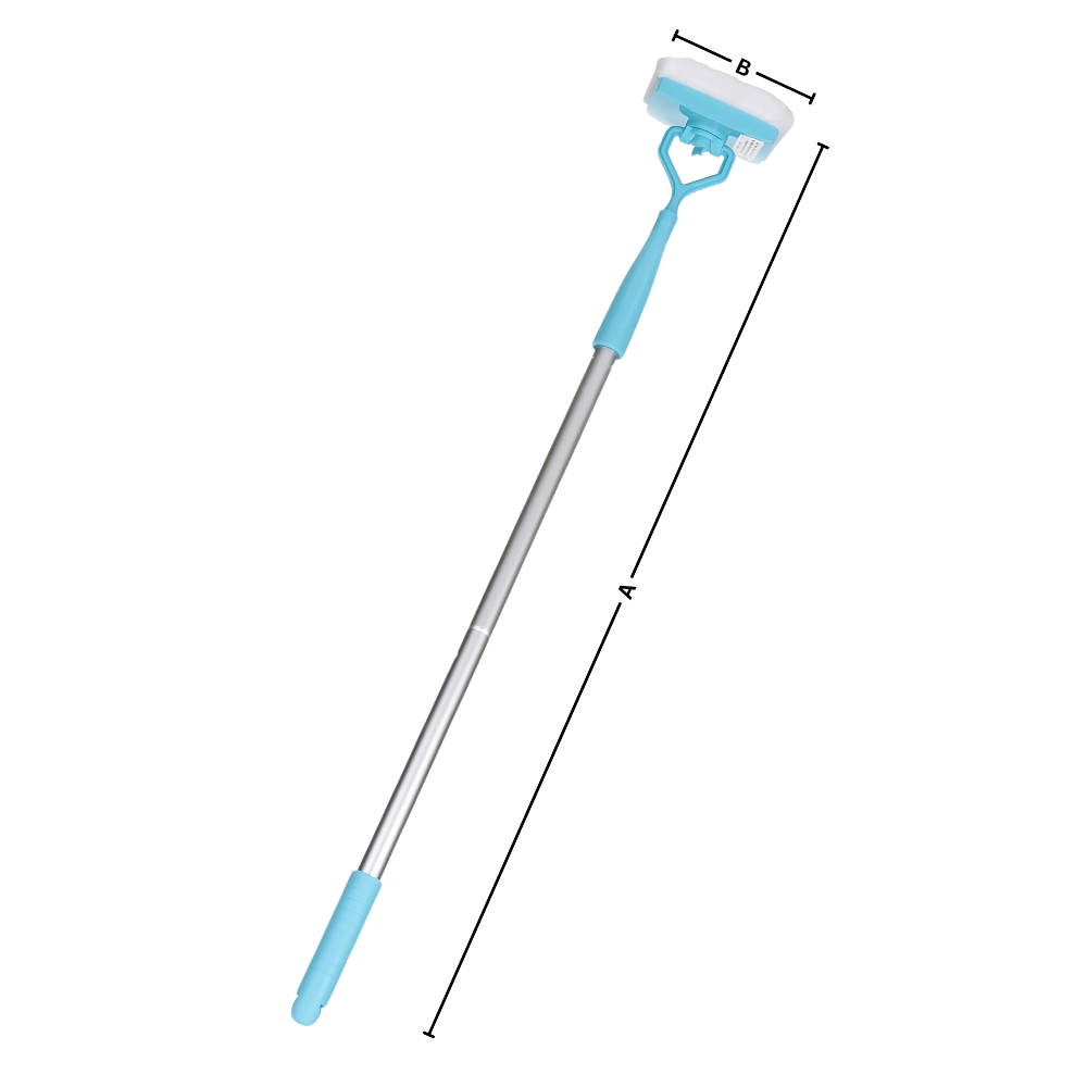 Brosse de nettoyage flexible pour plinthes