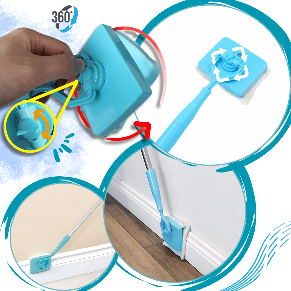 Brosse de nettoyage flexible pour plinthes